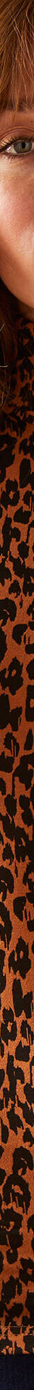 Sous-pull col roulé imprimé peau de bête, stretch (caramel / noir) Sous-pull col roulé imprimé peau de bête, stretch (caramel / noir)